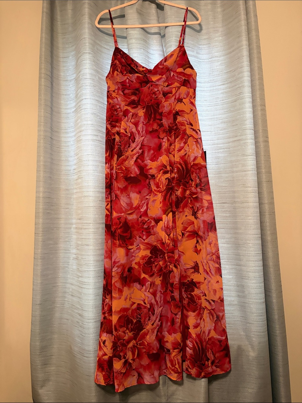 Lulus Vibrant Floral Maxi Dress